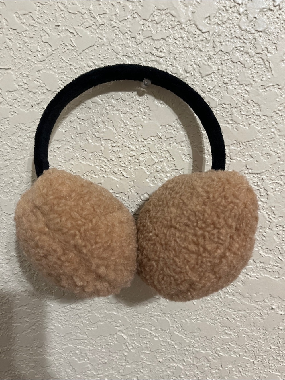 Cozy Brown Fleece Earmuff Headphones - Unbranded